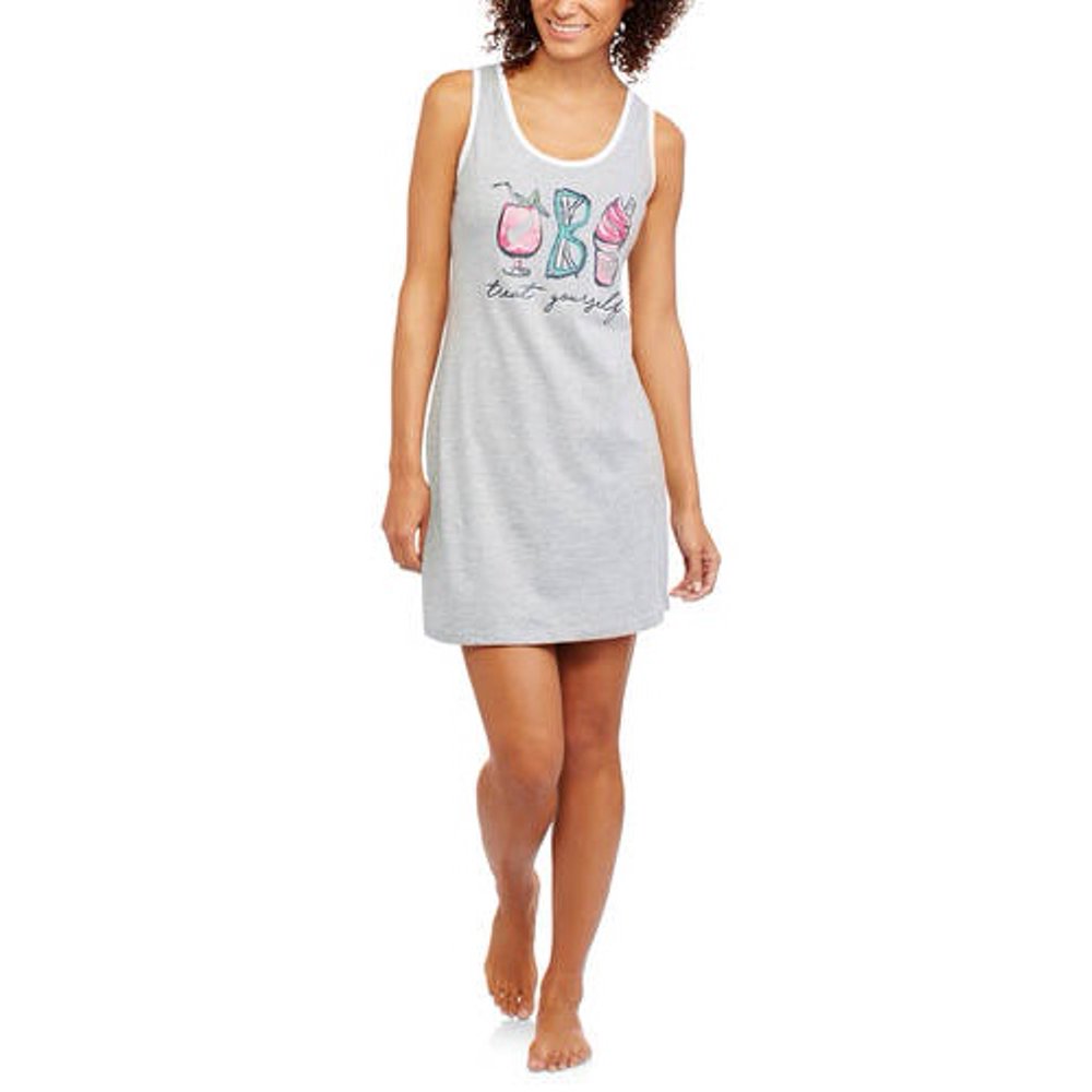 Women's Jersey Sleeveless Sleep Shirt