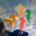 thumbnail image 3 of stanreset 3 Pcs Fish Tank Luminous Artificial Small Seahorse Aquarium Decorations Hippocampus Ornament Home Decor, 3 of 6
