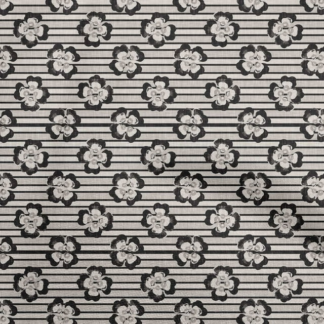 oneOone Georgette Viscose Dusty Gray Fabric Block Sewing Craft Projects Fabric Prints By Yard 42 Inch Wide-PI
