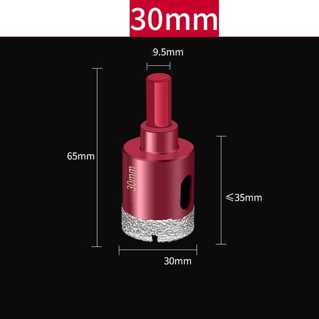 6-65mm dry/wet drill Bit Hole Saw Opener For Marble Granite Glass Tile Concrete