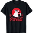 thumbnail image 1 of Coca-Cola - Coca Cola Polar Bear Circle With Snowflakes T-Shirt - As Picture - L, 1 of 2