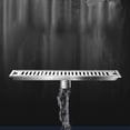 thumbnail image 2 of Rectangular Linear Shower Floor Drain Long Linear Drainage Channel Drain for Hotel Bathroom Kitchen Floor 20cm, 2 of 9