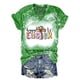 thumbnail image 5 of Guardurnaity Nueva camiseta más gruesa de algodón de primera calidad para mujer, camiseta de manga corta, blusa de verano para mujer Prendas para la parte del cuerpo verde 5XL, 5 of 6