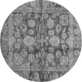 thumbnail image 1 of Ahgly Company Indoor Round Oriental Gray Traditional Area Rugs, 3' Round, 1 of 4