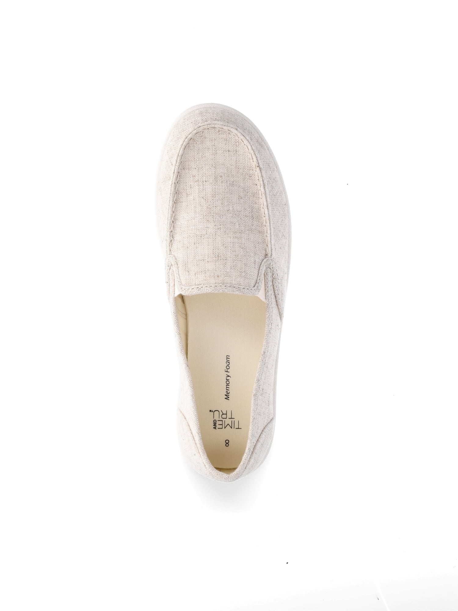Time and Tru Women's Moc Toe Surf Sneakers, Wide Width Available
