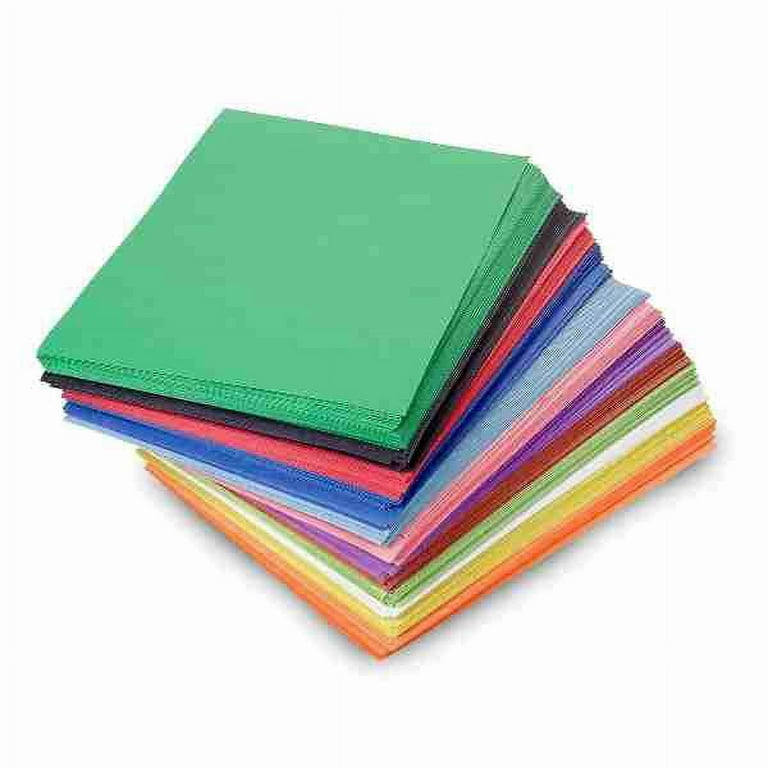500 Pieces Construction Paper Bulk 12'' x 18'' Card Stock Printer Paper  Craft Lightweight Art Colored Paper for Kids Adults School  Drawing(Multicolor)