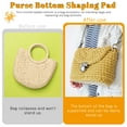 thumbnail image 4 of Sekonow 2Pcs Oval Large Size Purse Bottoms for Crocheting, with Holes for DIY Bag shaper, Leather Purse Making Supplies, Crochet Basket Bottoms for Crochet Base, 4 of 7