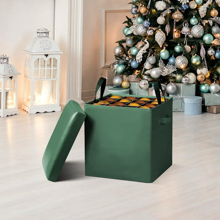 SONGMICS Christmas Ornament Storage Boxes