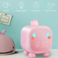 thumbnail image 1 of Reloj despertador digital para niños, reloj despertador con dinosaurios, reloj despertador para niños y niñas con luz de repetición, alarma de cuenta regresiva, volumen ajustable, reloj despertador pa, 1 of 5