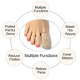 thumbnail image 4 of Gel Toe Caps,4 Pcs/pack For Big Toes, Toe Covers,toe Protectors (brown), 4 of 5