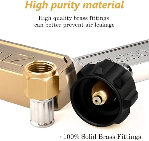 12 Feet Propane Regulator With Hose, QCC1 Low Pressure Regulator Hose for Weber, and Most LP Gas Grill$$Garden & Patio