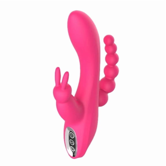V For Vibes Triple Rabbit Vibrator Ambrosia - Pink