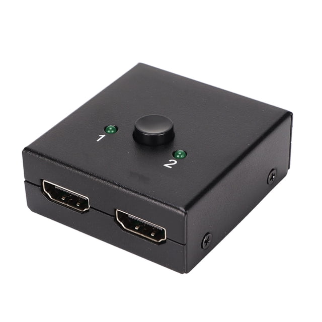 Switcher, HD Multimedia Interface Switcher 2 Ports 4K 60Hz Noir pour IOS TV pour PC