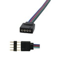 thumbnail image 4 of 10 Pcs 10mm 4 Pin Male Female PCB Connector Cable For RGB 5050 3528 LED Strips, 4 of 8