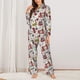thumbnail image 2 of Balery London Landmark1 Conjunto de Pijama con Estampado para Mujer, Conjunto de Dos Piezas con Manga Larga, Ropa de Dormir Suave con Bolsillos, Pijamas Cómodos-Large, 2 of 7