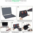 thumbnail image 6 of Mosiso 4 in 1 Macbook Pro 16 Inch Case 2020 2019 Release A2141,Hard Shell Case Cover for MacBook Pro 16’’ with Touch Bar&Touch ID, Wine Red, 6 of 6