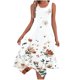thumbnail image 1 of Ladies Summer Tops Impreso sin Mangas Cuello Redondo Vestido Casual para Uso Diario Y Casual, 1 of 9