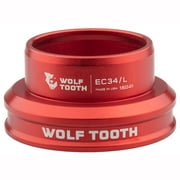 Wolf Tooth Premium Headset - EC34/30 Lower, Red Stainless Steel Bearings