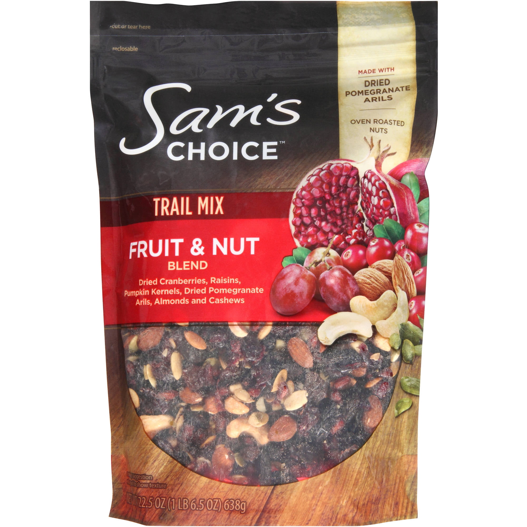 Sam's Choice Fruit & Nut Blend Trail Mix, 22.5 Oz.