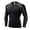 Black2, variant on NinXxx Men's Tight Fitting Fitness Sports Running Long Sleeve Tee Black2 M