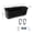 Black, variant on 1Pc Large Hanging Chicken Feeder Large Capacity for Farm Poultry Ducks Geese Geese Goat Automatic Feeding Drinking Trough