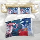thumbnail image 5 of El Show de la Pantera Rosa Conjunto de sábanas temático, trío de piezas, cómodo y amigable con la piel, diseño único, regalo de decoración para el hogar para familiares, amigos y fans,173cm *218cm, 5 of 6