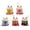 As Shown, variant on Zoyueyie Cat Figurines 5Pcs Japanese Maneki Neko Figurine Ornament Beckoning Fortune Welcoming Cat Statue Cats for Home Office