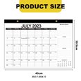thumbnail image 2 of 2023-24, julio de 2023 a diciembre de 2024, calendario de pared de papel grueso, se pueden colgar agujeros dobles, 2 of 5