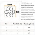 thumbnail image 3 of Dog Accessories, Dog Socks, Dog Boots & Paw Protectors, Pet Supplies for Dogs, Puppy Accessories, Red Water-Resistant Anti-Slip Traction Dog Socks, Adjustable Durable 4-Pack Paw, 3 of 7