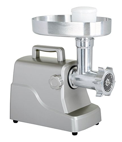 500W 3-speed with Stainless Steel Cutting Blade Kitchener Heavy Duty Electric Meat Grinder 2/3 HP 2 Stainless Steel Grinding Plates and Stainless Steel Stuffing Plate 