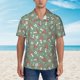 thumbnail image 2 of Balery Retro Hippie Groovy Mushroom Camisas hawaianas de manga corta para hombre, camisas playeras de corte holgado, camisas de vacaciones con botones,X-Large, 2 of 7