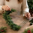 thumbnail image 3 of Decorative Wreath Frames for Floral Arrangements Star Heart Cane Shapes Home Decor, 3 of 7