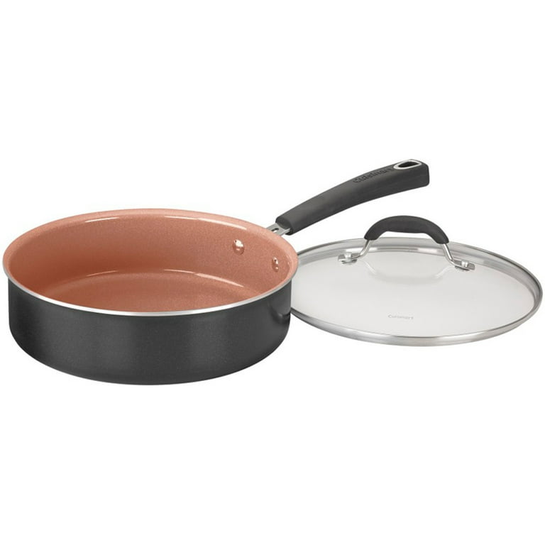 MorningSave: Cuisinart Ceramica XT 12-inch Skillet with Helper Handle and  Cover