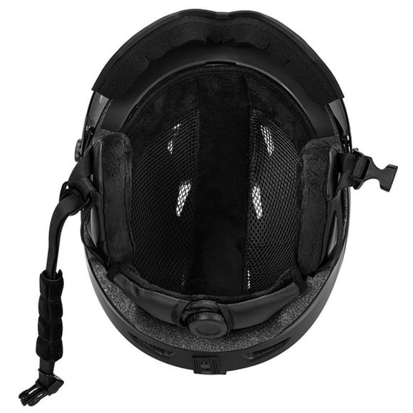 Integrated Ski Helmet Men and Women Snowboard Helmet with Removable Visor Goggles
