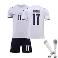 thumbnail image 1 of Italia Ciro Immobile Camiseta de fútbol No.17 Camiseta de adulto Camiseta de fútbol de visitante Conjunto corto con calcetín-XXL (185-190 cm)- BmatwkZeng Bmatwk Jersey, 1 of 2
