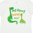 thumbnail image 4 of Inktastic My Nanny Loves Me Grandson Dinosaur Boys Toddler T-Shirt, 4 of 5