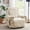 Beige, variant on Quilted Recliner Covers, Waterproof Recliner Slipcovers, Pet Friendly, Washable Furniture Protector