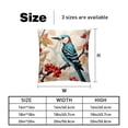 thumbnail image 5 of Woodpecker Elegant Velvet Throw Pillows with Unique Patterns for Chair Pillow Covers & Throw Pillow - Set of 2, Available in 16x16, 18x18, & 20x20 inches for, 5 of 6