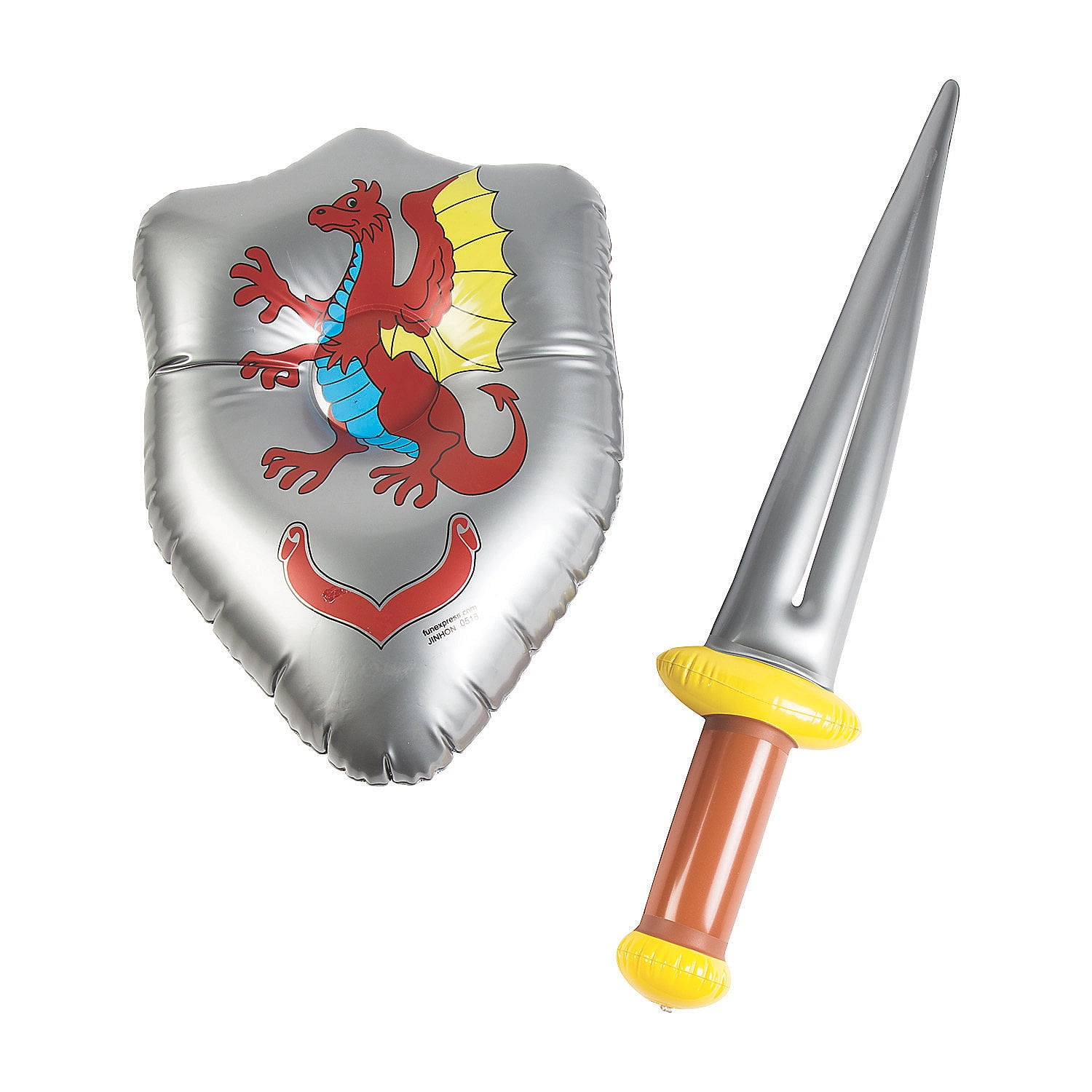 Inflate Shield And Sword Toys 2 Pieces Walmart