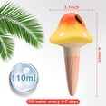 thumbnail image 5 of 4 Pack Terracotta Watering Spikes, Vacation Self-Watering Planters Devices, Continuous Moisture with Slow Release Watering System Mushroom Shape, 5 of 7