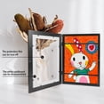 thumbnail image 6 of TRIANU Kids Art Frame Kids Artwork Frames, Front Opening Picture Display Frames Holds 50, Horizontal and Vertical Formats Art-Work, White, 6 of 8