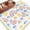 Yellow, variant on Rainbow Sunshine Area Rugs 5'x8', Washable Small Throw Rugs for Classroom Bedroom, Rainy Cute Pink Border Indoor Outdoor Rug Non-Slip Low Pile Carpet Runner Reversible Floor Mats