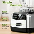 thumbnail image 7 of Kitchen in the box 68 oz High-Power Countertop Blender, 1450W (2 HP) Professional Smoothie & Ice-Crushing Blender with 8-Point Stainless Steel Blades, BPA-Free Tritan Jar — Silver, 7 of 7