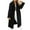 Black, variant on TKLPEHG Womens Winter Coats Warm Fleece Long Coat Open Front Long Cardigan Jacket Casual Long Sleeve Thickened Outerwear Overcoat (Black,XXL)
