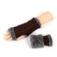 thumbnail image 4 of Nmnitkp Gloves Knitted Arm Warmers Gloves Winter Long Fingerless Gloves Thumb Hole Gloves Mittens for Women and Men ,Warmer Thumbhole Elbow Length Gloves Arm Warmers Arm Sleeves for Women, 4 of 4
