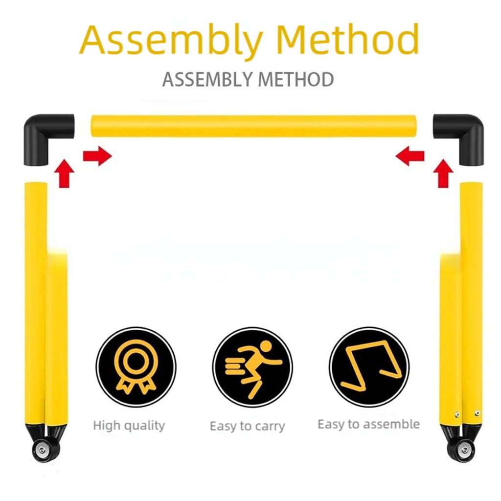 Zeiwohndc Soccer Basketball Track Field Practice Hurdle Adjustable Training Hurdles