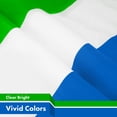 thumbnail image 4 of G128 Combo Pack: American USA Flag 3x5 Ft & Sierra Leone Sierra Leonean Flag | Both LiteWeave Pro Series Printed 150D Polyester, Brass Grommets, 4 of 8