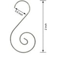 thumbnail image 2 of LQQBOX 160 Pcs Stainless Steel Christmas Ornament Hooks - Perfect for Tree Decorations, 2 of 7