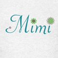 thumbnail image 3 of CafePress - Mimi Green Flowers T Shirt - Light T-Shirt Kids XS-XL, 3 of 4