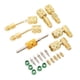 thumbnail image 4 of Kit De Adaptador R410A, Adaptador De Manguera De Refrigerante De Conexión Sellada Resistente A La Erosión De 5/16 A 1/4 Pulg., 22 Piezas Para Aire Acondicionado Mini Split R410A, 4 of 7